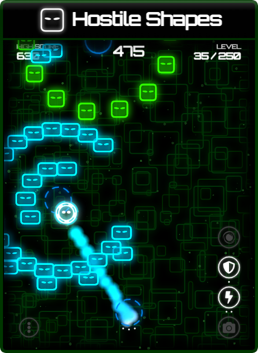 Hostile shapes in game action screenshot 26