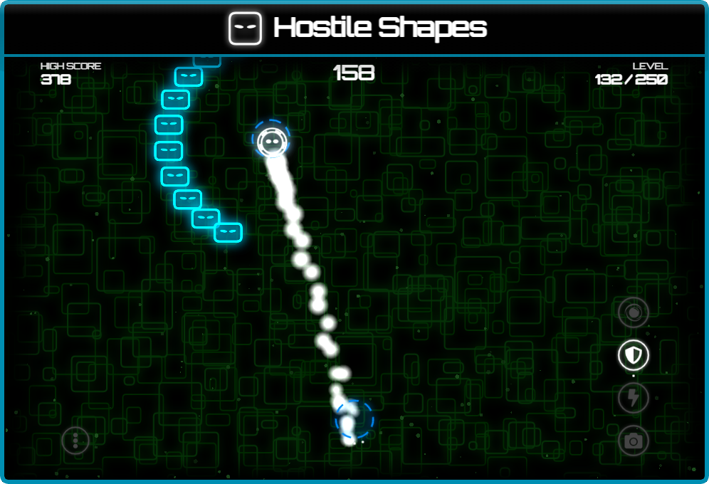 Hostile shapes in game action screenshot 19