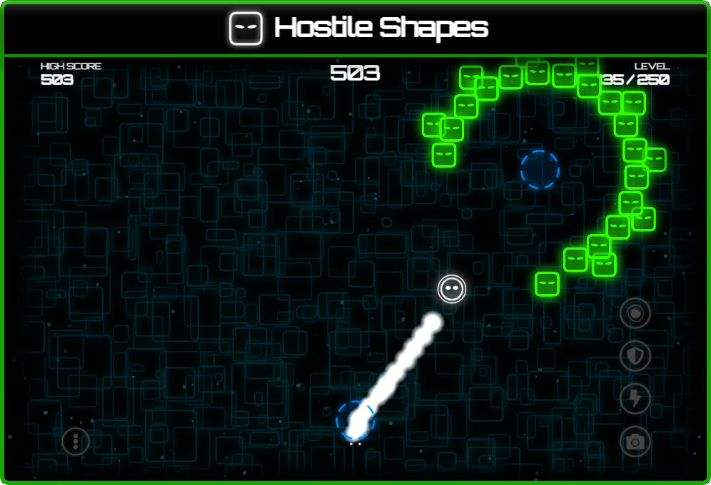 Hostile shapes in game action screenshot 16