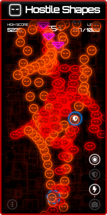 Hostile shapes in game action screenshot 10