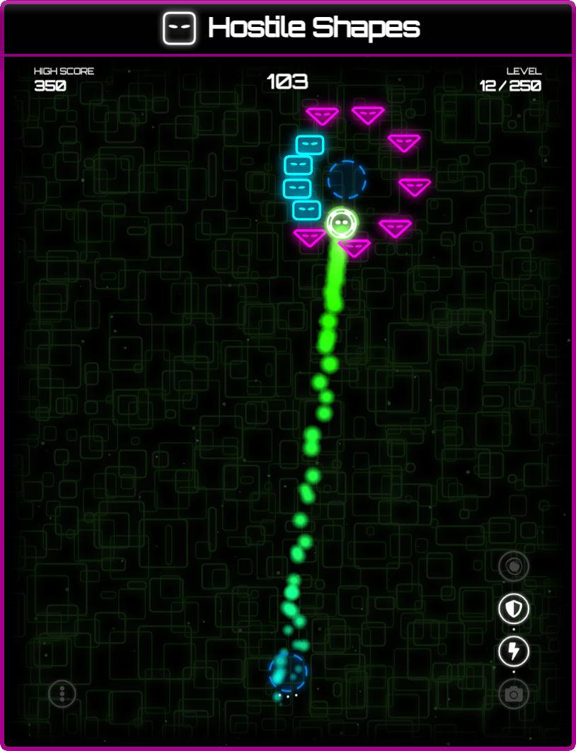 Hostile shapes in game action screenshot 3