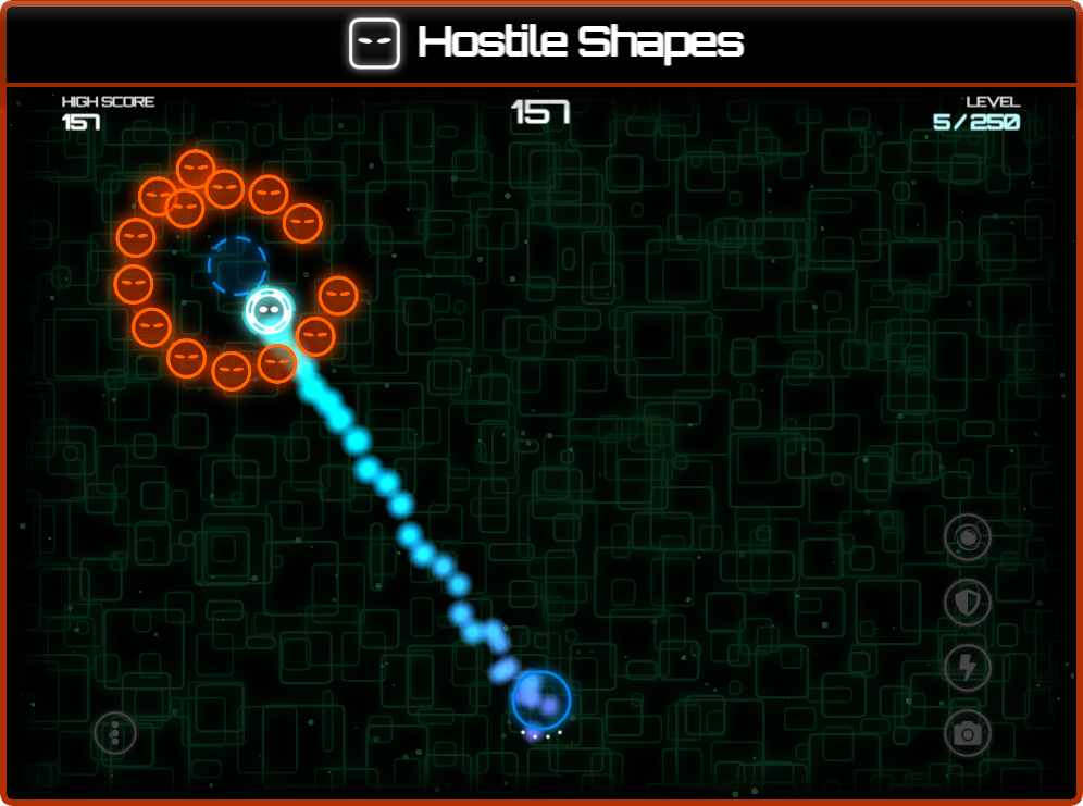 Hostile shapes in game action screenshot 2